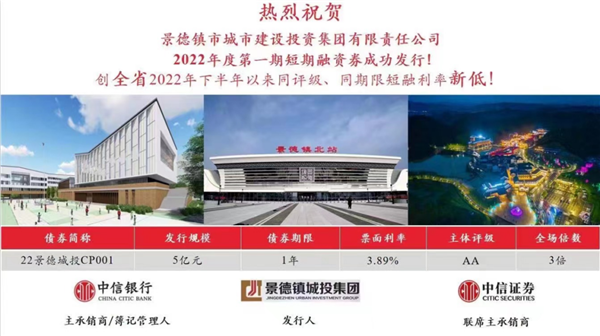 奮進(jìn)新征程，建功新時(shí)代——市城投集團(tuán)第一期短期融資卷成功發(fā)行五億元